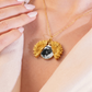 Sunflower Photo Necklace