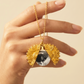 Sunflower Photo Necklace