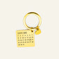 Special Date Calendar Keychain