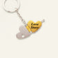 A Piece of My Heart Keychain
