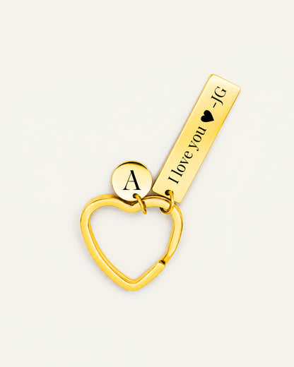 Initial & Message Keychain