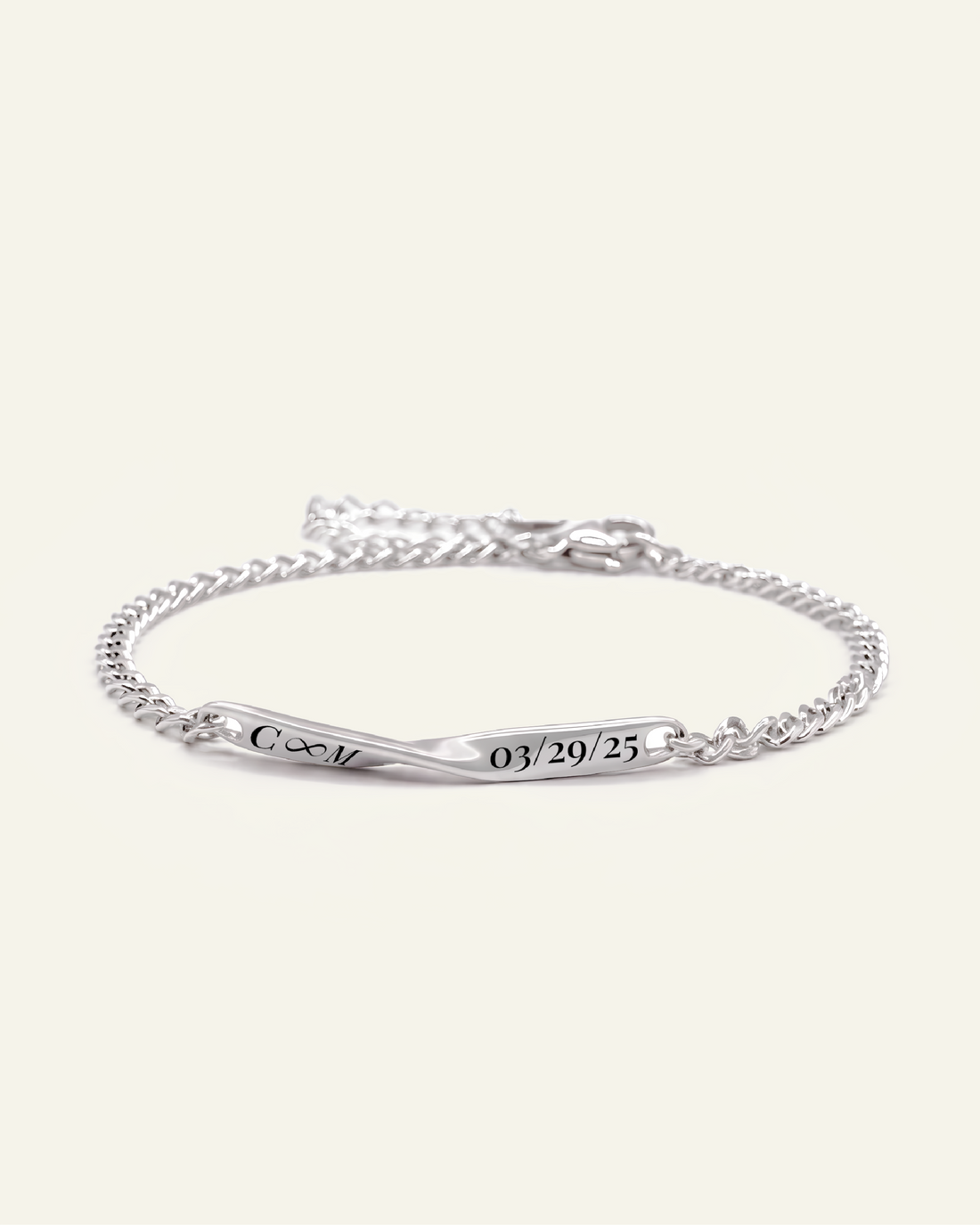 Personalized Couple ID Bracelets